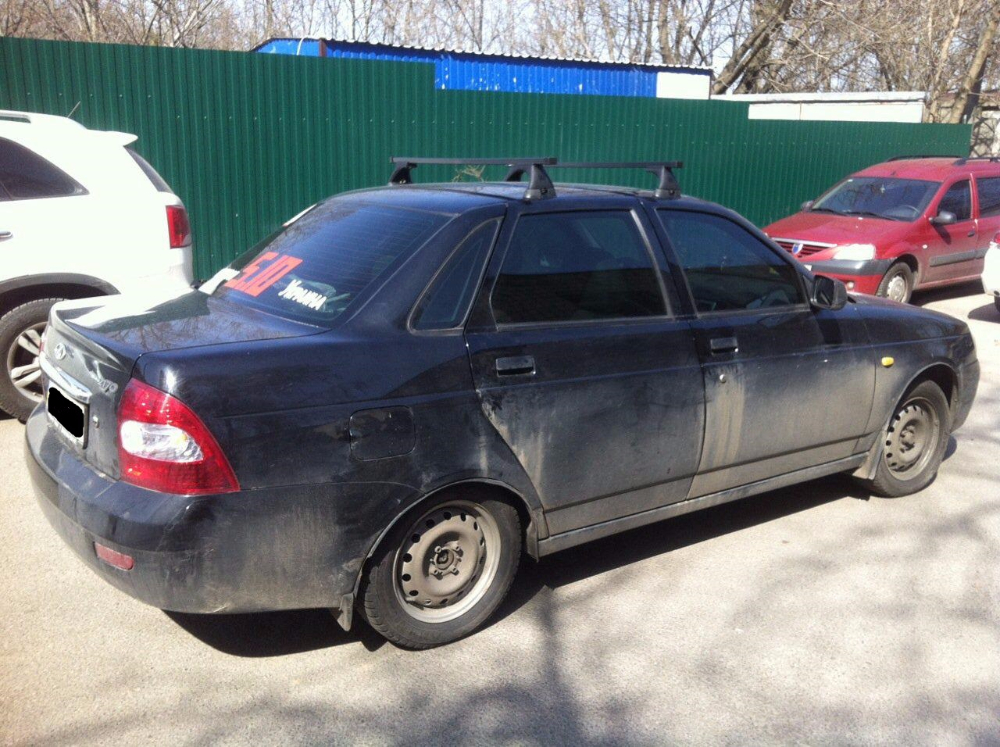 Багажник Amos Koala Stl на Lada 2170 Priora