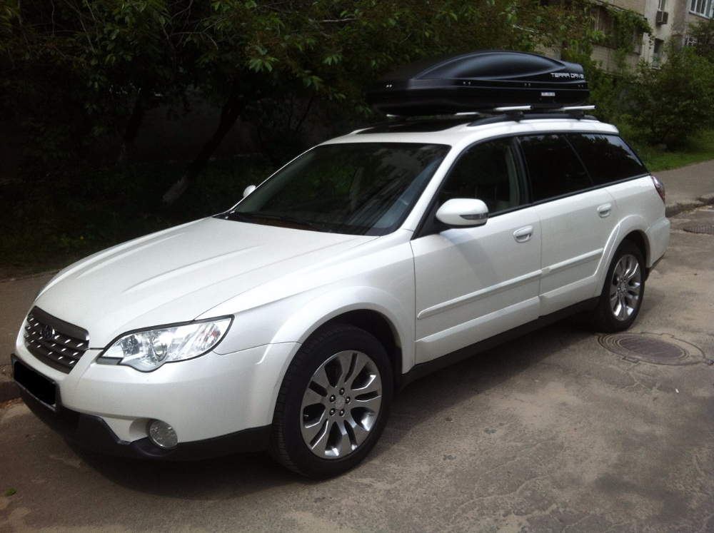 Бокс Terra Drive-480 (черный) на Subaru Outback