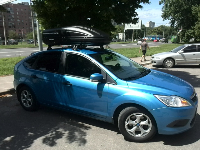 Бокс Terra Drive-440 (черный) на Ford Focus