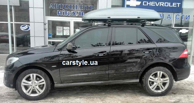 Багажник CarStyle Rails с поперечинами Stream на Mercedes ML350