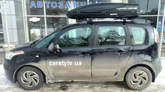 Бокс Terra Drive-480 (черный) на Citroen C3 Picasso