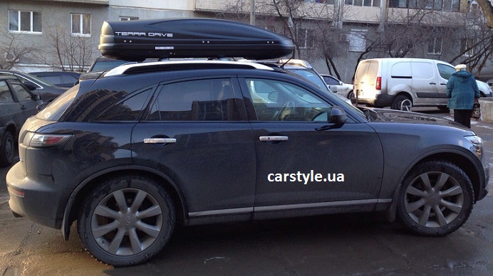 Бокс Terra Drive-480 (черный) на Infiniti FX35