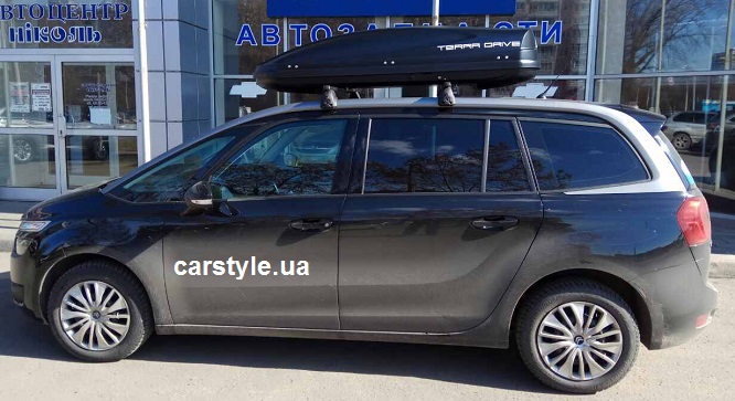 Бокс Terra Drive-480 (черный) на Citroen C4 Picasso