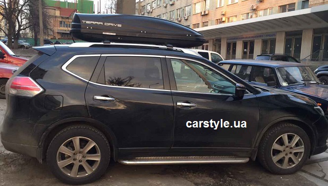 Бокс Terra Drive-480 (черный) на Nissan X-Trail